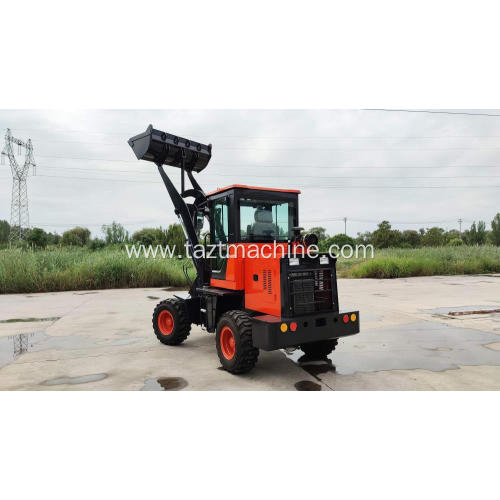 Wheel loader with quick attachment change system